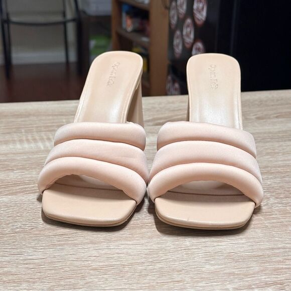 Open Edit Edsheena Nude Sandal Size 10M - Picture 7 of 13